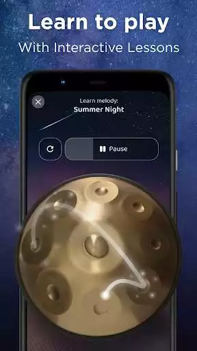 Play Hang Pad: Relax, Calm Melodies as an online game Hang Pad: Relax, Calm Melodies with UptoPlay