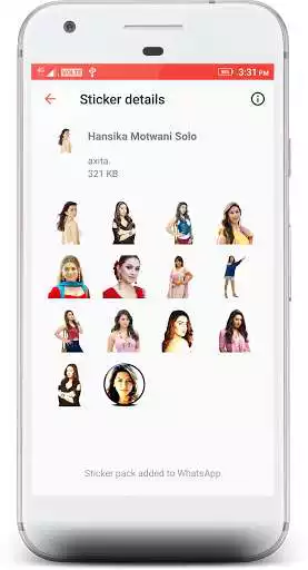 Play Hansika Motwani Stickers 4 WhatsApp as an online game Hansika Motwani Stickers 4 WhatsApp with UptoPlay