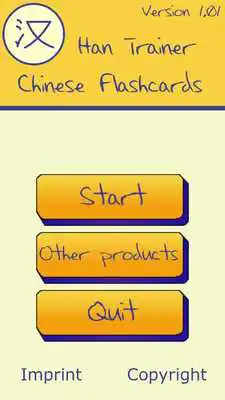Play Han Trainer Chinese Flashcards