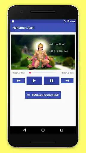 Play Hanuman Chalisa and Aarti