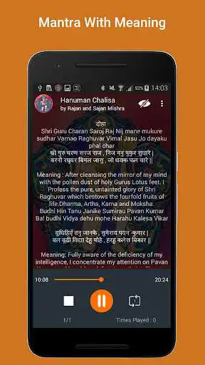 Play APK Hanuman Chalisa with Meaning.  and enjoy Hanuman Chalisa with Meaning. with UptoPlay zee18.com.hanumanchalisa