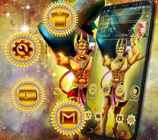 Play Hanuman Ji Launcher Theme  and enjoy Hanuman Ji Launcher Theme with UptoPlay