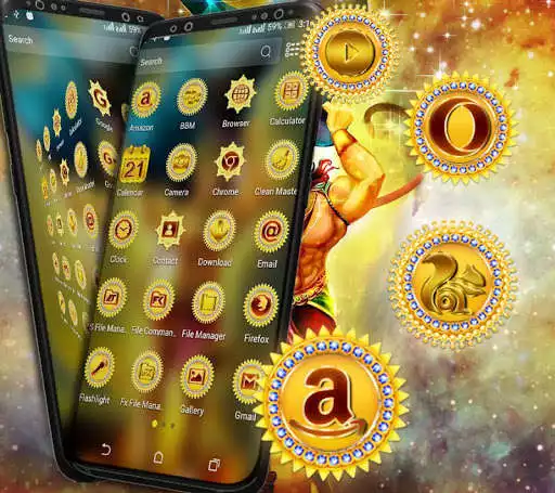 Play Hanuman Ji Launcher Theme as an online game Hanuman Ji Launcher Theme with UptoPlay