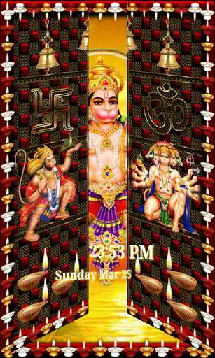 Play Hanuman Temple Door Lockscreen as an online game Hanuman Temple Door Lockscreen with UptoPlay
