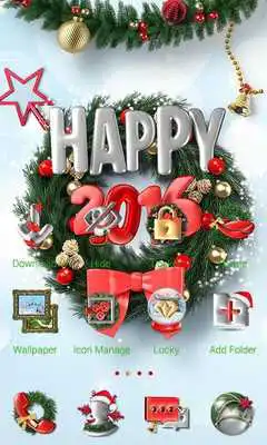 Play Happy2016 Theme -ZERO Launcher