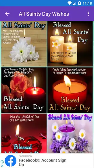 Play Happy All Saints Day: Greeting  and enjoy Happy All Saints Day: Greeting with UptoPlay
