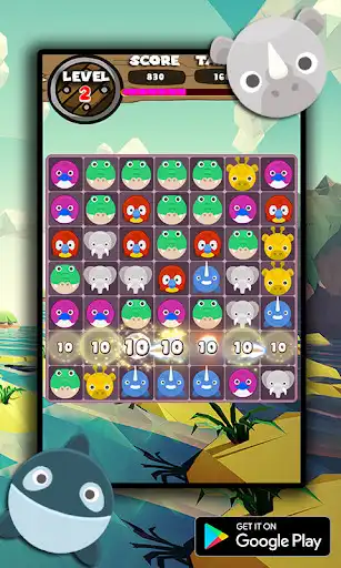 Play Happy Animals Match 3  and enjoy Happy Animals Match 3 with UptoPlay