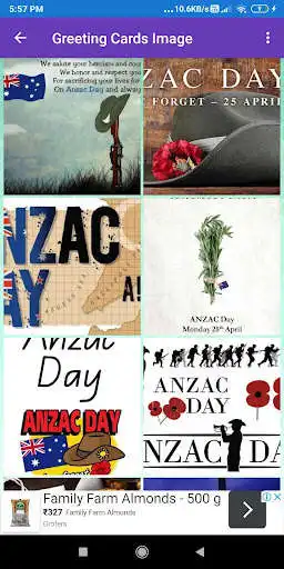Play Happy Anzac Day: Greetings, GIF Wishes, SMS Quotes  and enjoy Happy Anzac Day: Greetings, GIF Wishes, SMS Quotes with UptoPlay