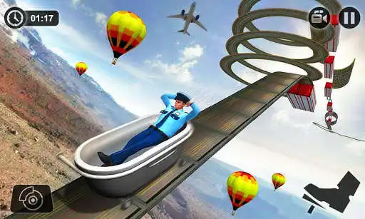 Play Happy Auto Wheels: Vertical Mega Ramp GT Stunts as an online game Happy Auto Wheels: Vertical Mega Ramp GT Stunts with UptoPlay