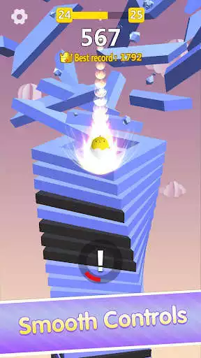 Play Happy Ball-jumpy helix as an online game Happy Ball-jumpy helix with UptoPlay