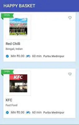 Play Happy Basket Food Order  Online Shopping