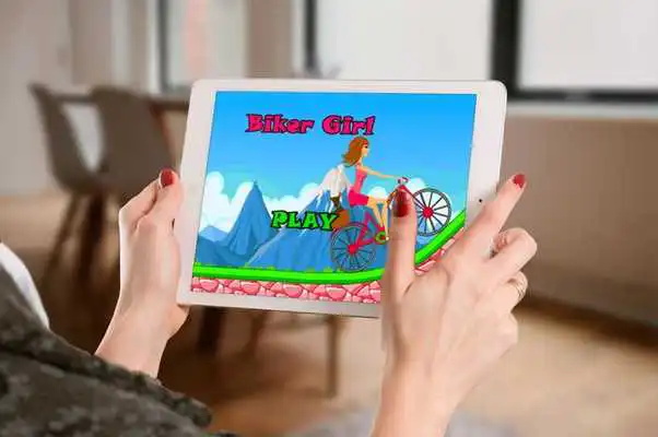 Play Happy Biker Girl Wheels