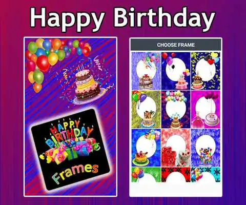 Play Happy Birhtday Frames 2018
