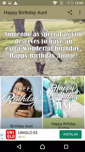 Play APK Happy Birthday Aunt  and enjoy Happy Birthday Aunt with UptoPlay com.AppsHappyForYou.HappyBirthdayAunt