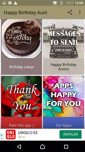 Play APK Happy Birthday Aunt  and enjoy Happy Birthday Aunt with UptoPlay com.AppsHappyForYou.HappyBirthdayAunt