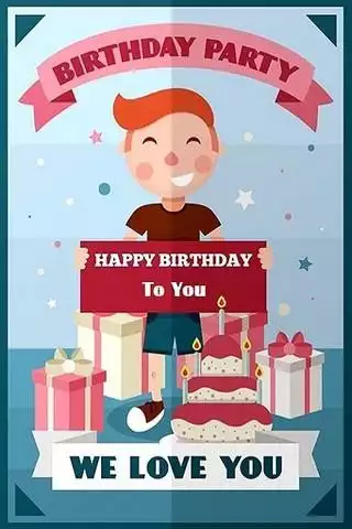 Play Happy Birthday cards as an online game Happy Birthday cards with UptoPlay