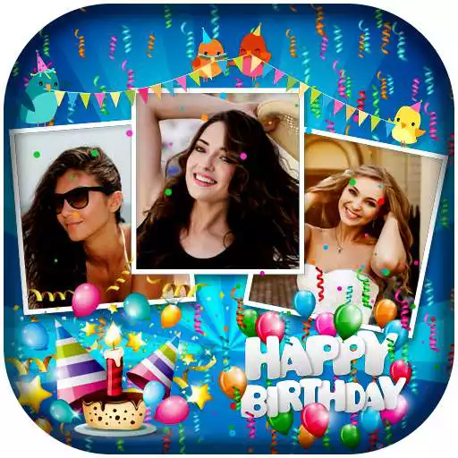 Free play online Happy Birthday Collage Maker APK