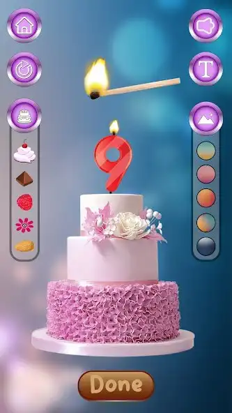 Play Happy Birthday DIY Cake Maker as an online game Happy Birthday DIY Cake Maker with UptoPlay