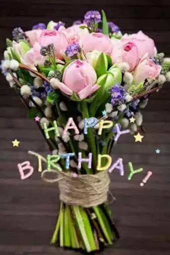 Play Happy Birthday Flowers Gif as an online game Happy Birthday Flowers Gif with UptoPlay