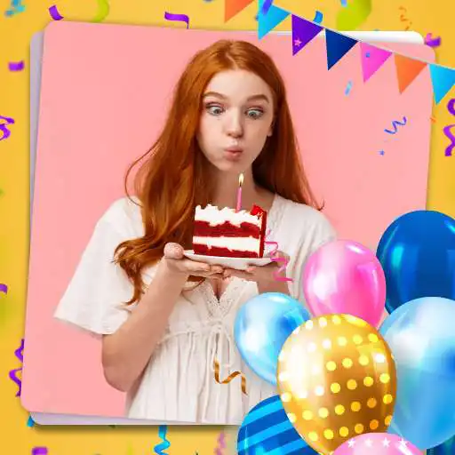 Play Happy birthday frames collection - stickers APK