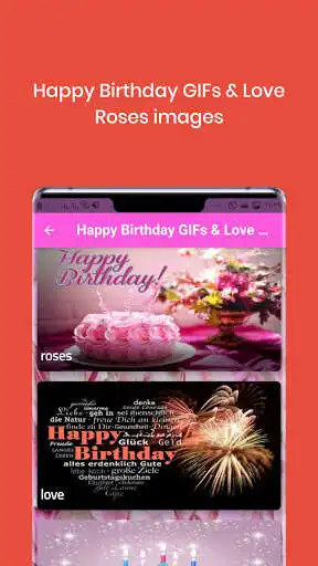 Play Happy Birthday GIFs & Love Roses images as an online game Happy Birthday GIFs & Love Roses images with UptoPlay
