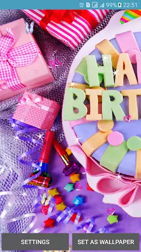 Play APK Happy Birthday Live Wallpaper  and enjoy Happy Birthday Live Wallpaper with UptoPlay com.HnSoft.BirthdayLWP3D