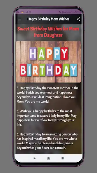 Play Happy Birthday Mom Wishes  and enjoy Happy Birthday Mom Wishes with UptoPlay