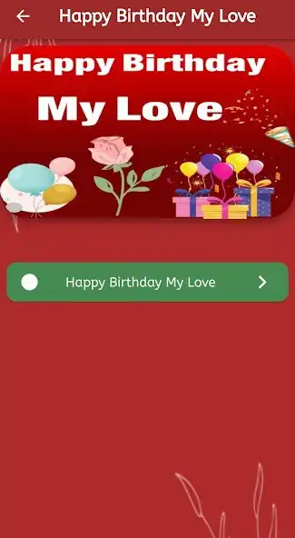 Play Happy Birthday My Love as an online game Happy Birthday My Love with UptoPlay