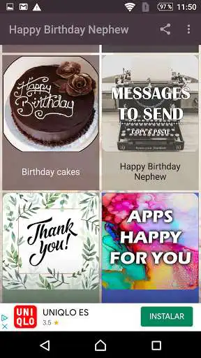 Play APK Happy Birthday Nephew  and enjoy Happy Birthday Nephew with UptoPlay com.AppsHappyForYou.HappyBirthdayNephew