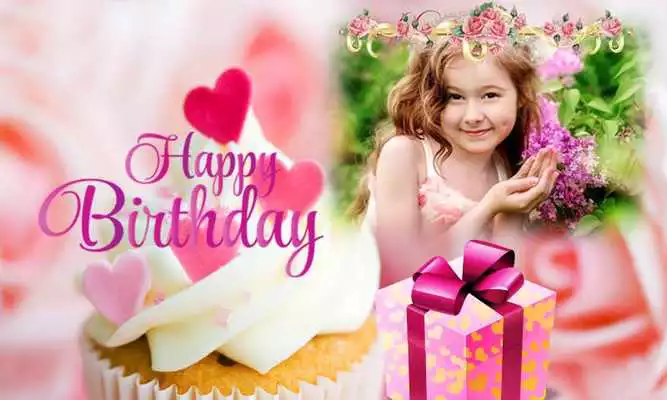 Play Happy Birthday Photo Frame