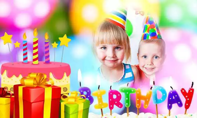 Play Happy Birthday Photo Frame