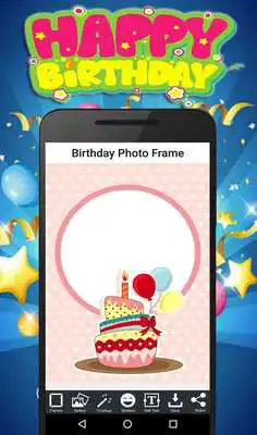 Play Happy birthday photo frames