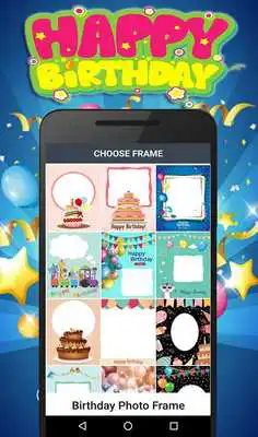Play Happy birthday photo frames