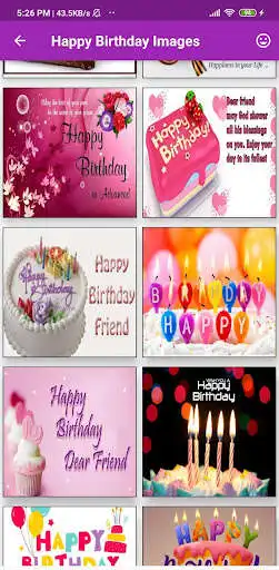 Play Happy Birthday Photo Images Message Wishes as an online game Happy Birthday Photo Images Message Wishes with UptoPlay