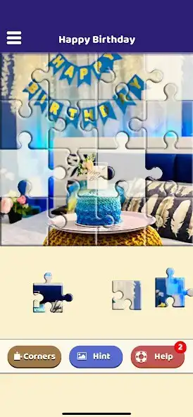 Play Happy Birthday Puzzle as an online game Happy Birthday Puzzle with UptoPlay