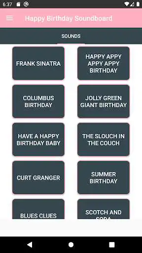 Play Happy Birthday Soundboard  and enjoy Happy Birthday Soundboard with UptoPlay