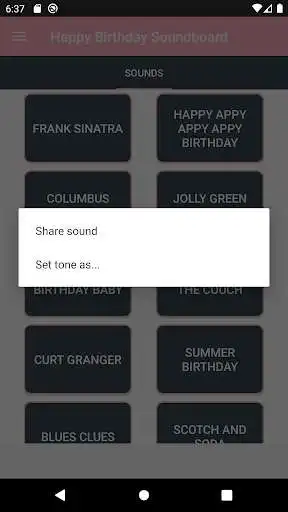 Play Happy Birthday Soundboard as an online game Happy Birthday Soundboard with UptoPlay