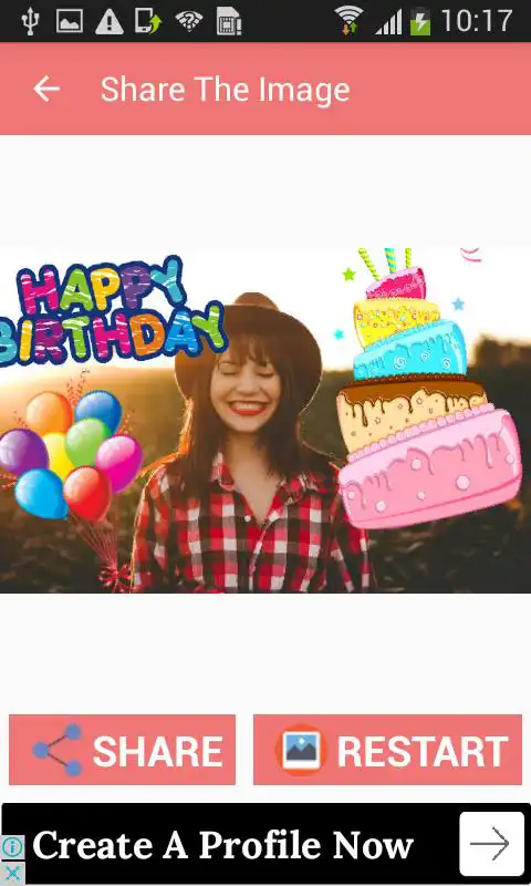 Play Happy Birthday Stickers Pack Editor To Make Card