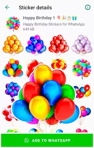 Play Happy Birthday Stickers as an online game Happy Birthday Stickers with UptoPlay