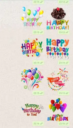 Play Happy Birthday Stickers WAStickerApps  and enjoy Happy Birthday Stickers WAStickerApps with UptoPlay
