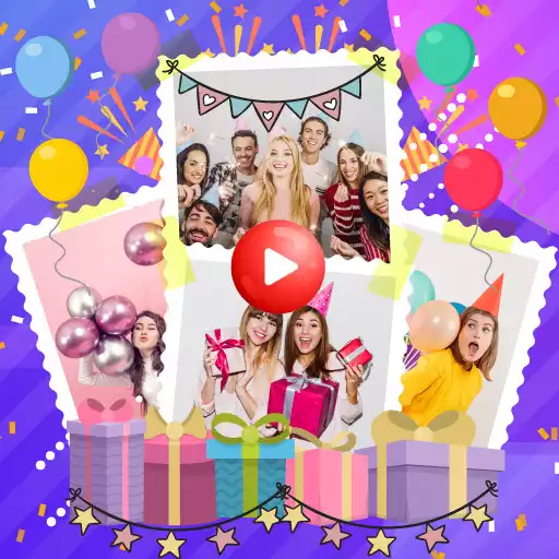 Free play online Happy Birthday Video Maker  APK