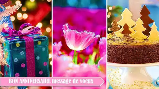 Play APK Happy Birthday Wishes Messages in French  and enjoy Happy Birthday Wishes Messages in French with UptoPlay com.myDestiny.Birthday.fr1_Messages_de_voeux_anniversaire