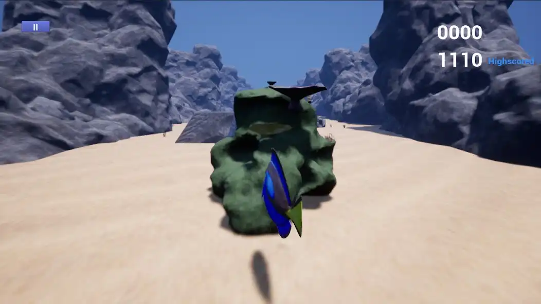 Play Happy Blue Tang Simulator as an online game Happy Blue Tang Simulator with UptoPlay