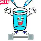 Free play online Happy Bouncing Glass-keep the glass happy APK