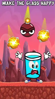 Play Happy Bouncing Glass-keep the glass happy Play Happy Bouncing Glass-keep the glass happy