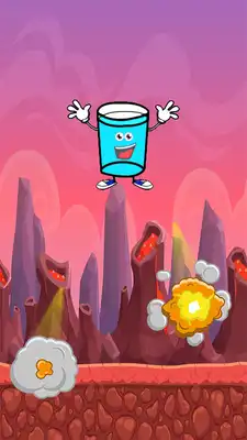 Play Happy Bouncing Glass-keep the glass happy Play Happy Bouncing Glass-keep the glass happy