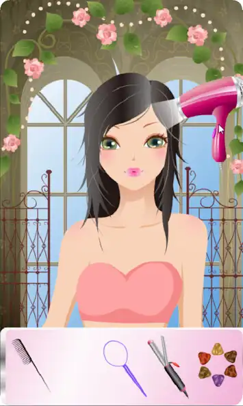 Play Happy Bridal Hairdresser HD as an online game Happy Bridal Hairdresser HD with UptoPlay
