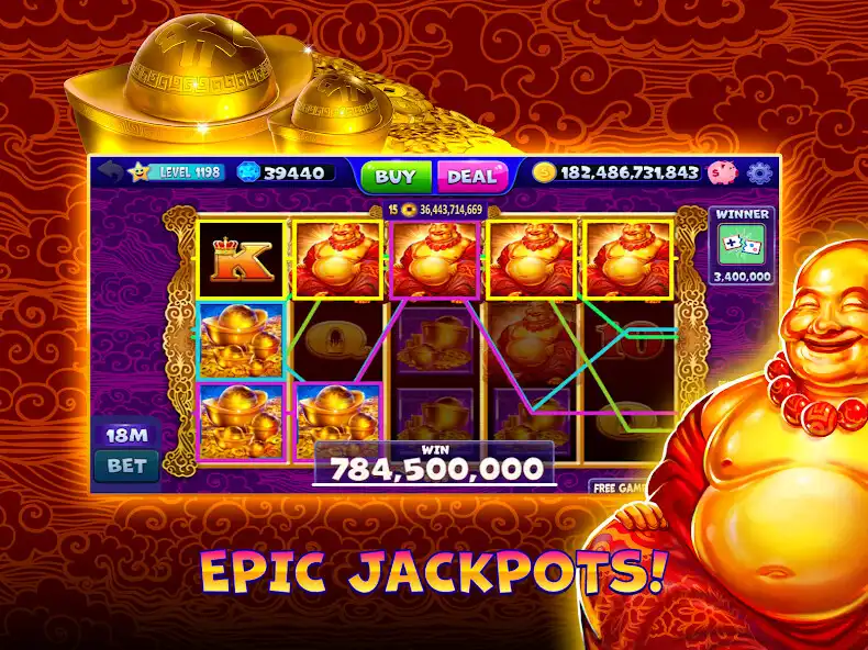Play Happy Casino: Vegas Slot Games  and enjoy Happy Casino: Vegas Slot Games with UptoPlay