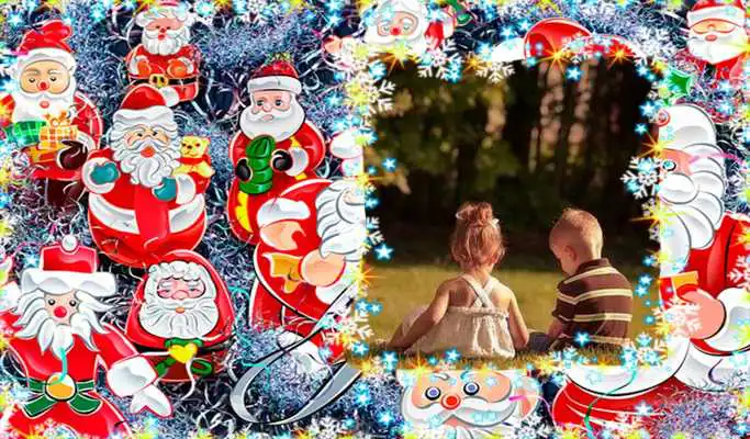 Play Happy Christmas Frames Photo