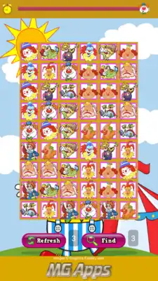 Play Happy Clowns Match
